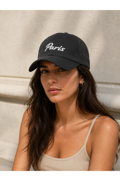 Zeramine 2024 Paris Nakışlı Siyah Unisex Baseball Şapka – Ayarlanabilir Spor ...