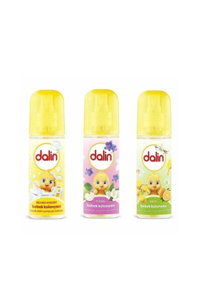 Dalin Bebek Kolonyası 100 ml (Bıcı Bıcı- Orman- Bahar- Çicek- Deniz) Karma 5 ...