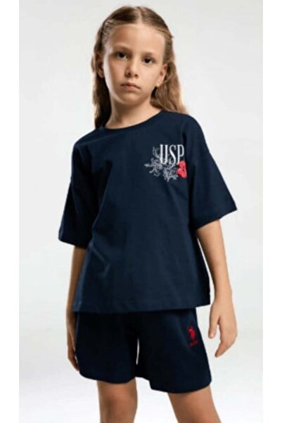 U.S. Polo Assn. DEVOJČIČKI SET OD 2 KOMADA SA ŠTAMPOM NA LEĐIMA 2072 GKP0099