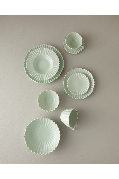 English Home Fiore New Bone China Servis Tabağı Mint