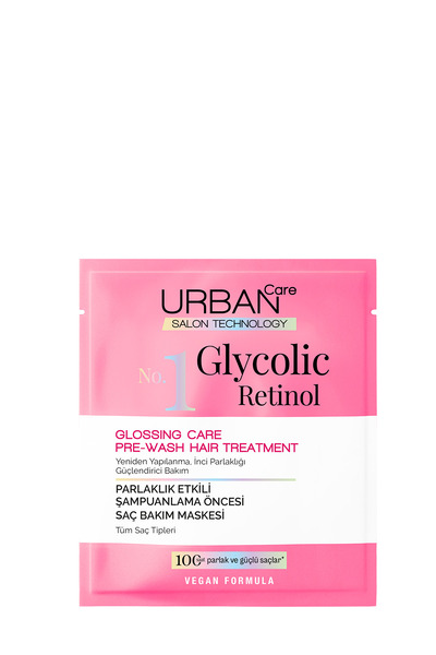 Urban Care Glycolic Retinol Parlaklık Etkili Duş Öncesi Saç Bakım Maskesi-50ml-Gloss