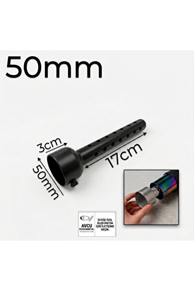 Handmade 50 mm Vidalı Egzoz Susturucu | DB Killer Egzoz Sessizleştirici Aparat