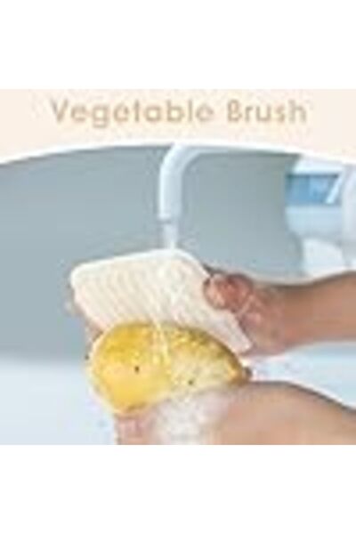 Arabest Vegetable And Fruit Scrubber Brush, Sturdy Bristle, Non Slip Handle, ...
