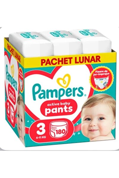 Pampers Scutece-chilotel Pantaloni XXL, cutie mărimea 3, pentru 6-11 kg, 180 ...