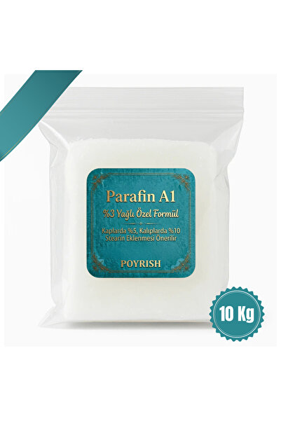 Poyrish Mum Parafini 10 Kg. 1-3,5 Yağlı Mum Yapım Malzemeleri