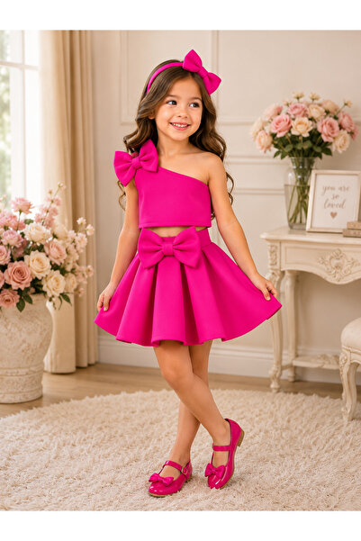 tunay moda Skirt Crop and Bandana Combination Graduation, Holiday, Party, Pro...