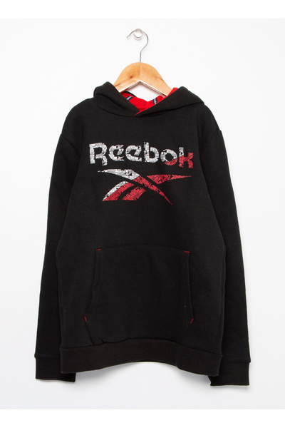 Reebok Reebook EW8601 Big International FleeceHoodie Lacivert Erkek Çocuk Swe...