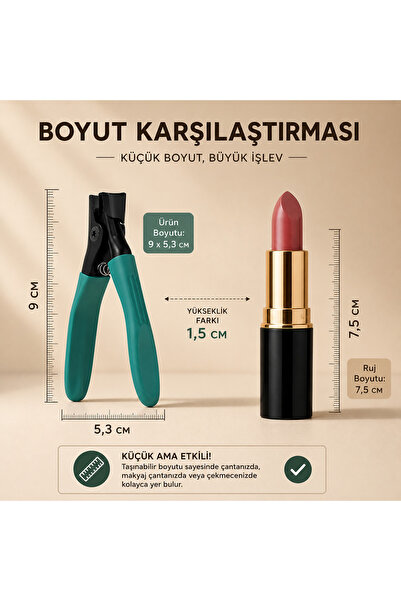 Transformacion Profesyonel Pense Tırnak Makası | Kalın ve Sert Tırnaklar İçin Karbon Çelik 720425