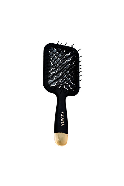 Clara - Wide Hair Paddle Brush - Black