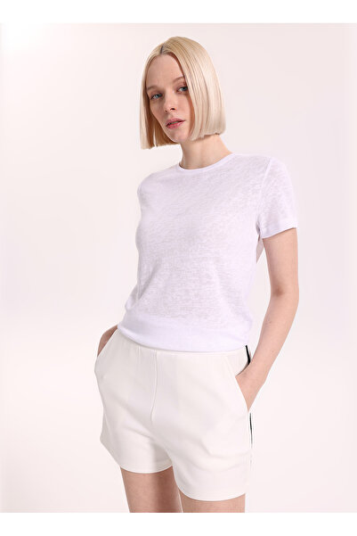 Fabrika Beyaz Kadın T-Shirt F6SL-TST0355
