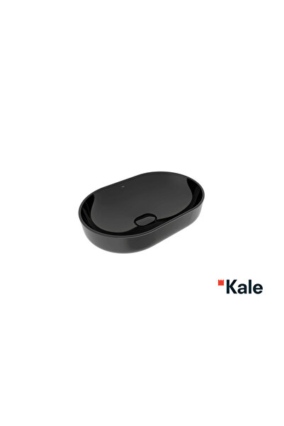KALE Zero 2.0 60x40cm Oval Çanak Lavabo Siyah