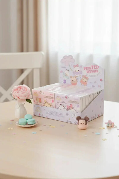 Miniso Disney Lisanslı Yumuşak Dokulu Baskılı Kağıt Mendil Ufufy Serisi 40 Ya...