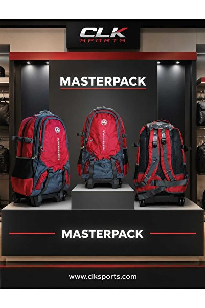 MASTER PACK Çekçekli Tekerlekli Dağcı Seyahat Laptop Bölmeli Sırt Çantası