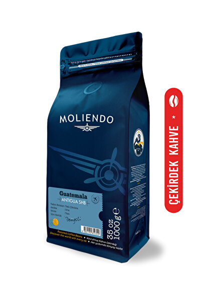 Moliendo Finest Coffee Guatemala Antigua Shb Yöresel Kahve (Çekirdek Kahve) 1...