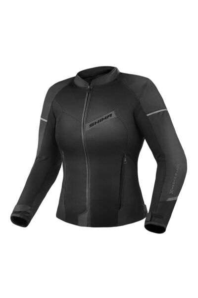 SHIMA X-Mesh Korumalı Yazlık Kadın Motosiklet Montu Siyah