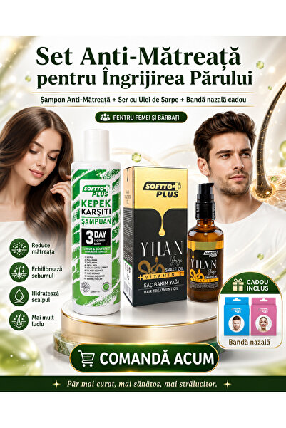 Softto Plus Anti-Dandruff Hair Care Set – For Dandruff Hair