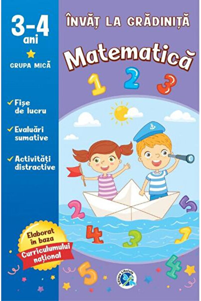 Libelula Matematică pentru copii de 3-4 ani. Grup mic. Învățare la grădiniță