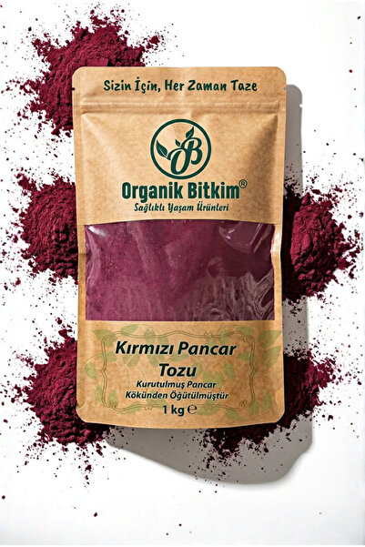 OB Organik Bitkim Kırmızı Pancar Tozu (Öğütülmüş) 1 kg