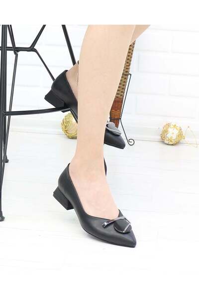Nesil Shoes Desca 012 Siyah Günlük Kadın Babet