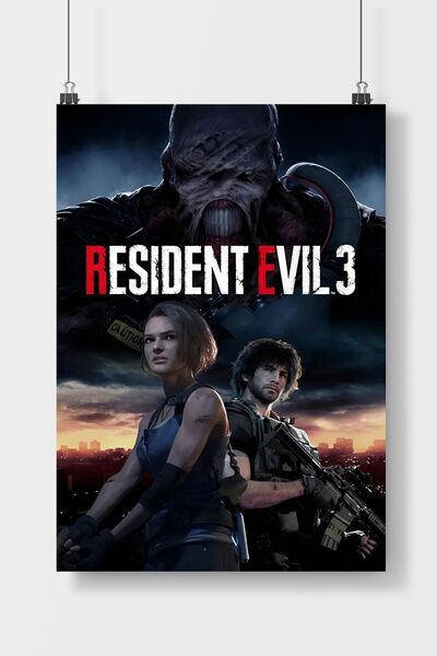 Luna Marissa Resident Evil 3 Oyun Poster Çerçevesiz Duvar Posteri