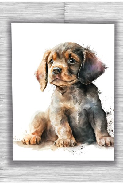Luna Marissa Poster artistic cu câine - Poster decorativ cu animale, fără cad...