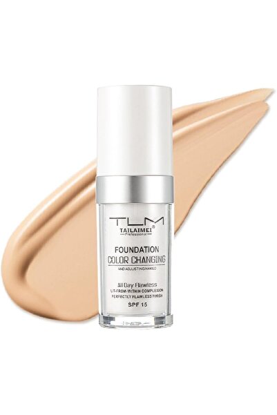 TLM كريم أساس سائل متغير اللون من بي بي كريم، يخفي التجاعيد والخطوط الدقيقة، ...