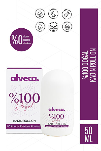 Alveca Kadın Ter Kokusu Önleyici %100 Doğal Roll On