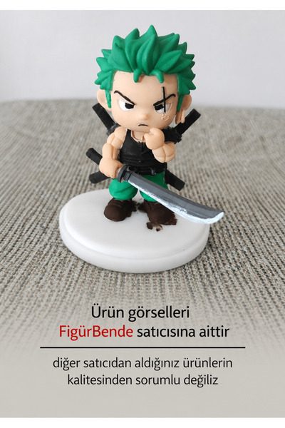 FigurBende Chibi One Piece Zoro Figürü – 8 cm