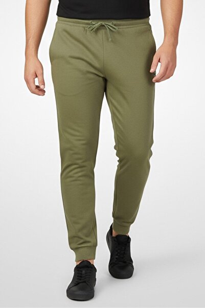 PAUL FRANK Men Regular Fit Brand Logo Sweatpants, Olive