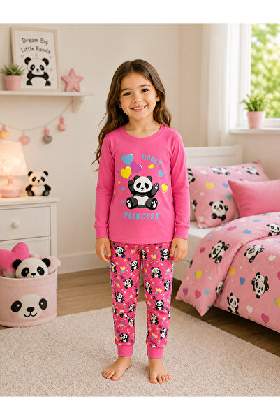 elmas kids Set de pijamale pentru fete, bumbac 100% piese, bumbac moale țesăt...