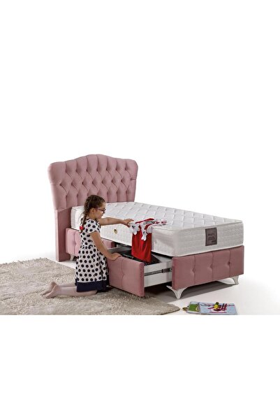 Mobilya Dükkanım MD Angel - Smart 90x190 Tek Kişilik Baza, Başlık Seti GM1174