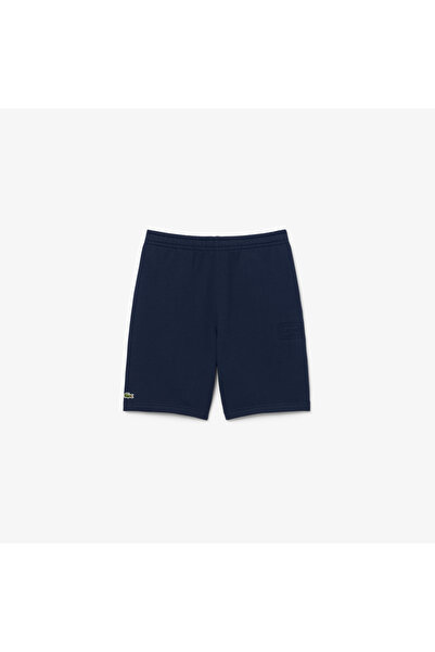 Lacoste شورت صوف الفليس بقصة عادية - GH0788-00-166