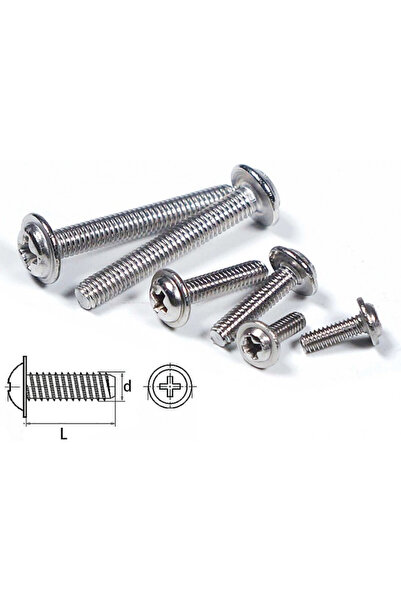 Robbe Șurub din oțel inoxidabil, cap cruce, M2.5x10mm (30 bucăți)