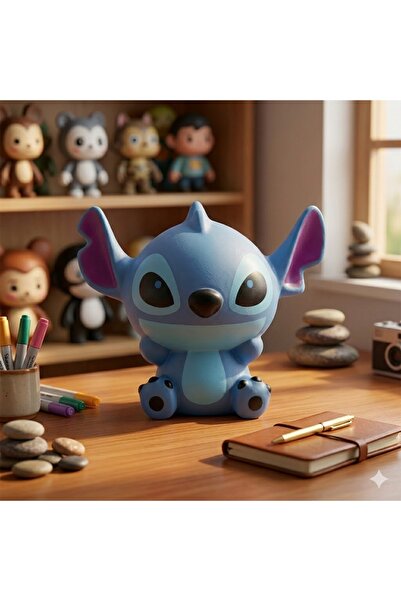 Generic Stitch Anti-Stres Squishy Oyuncak - Yumuşak Dokulu Rahatlatıcı Figür