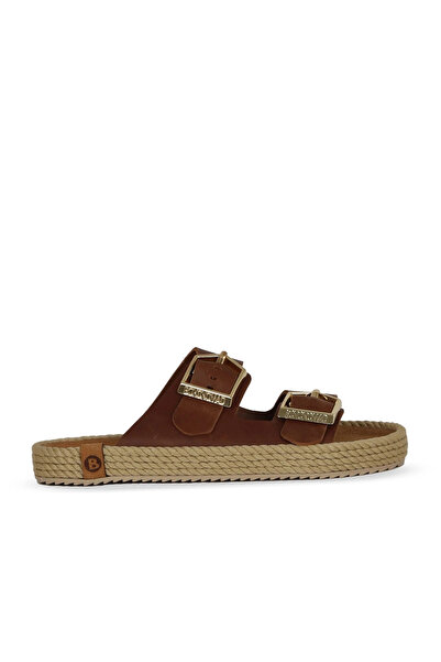 Bohonomad Cognac Crazy Sydney Women's Buckle Slippers 24Sydney