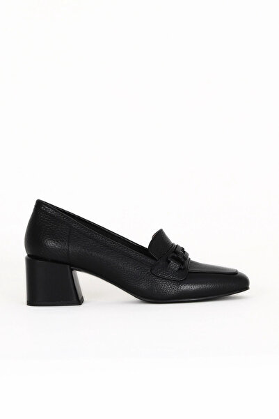 Bueno Shoes حذاء بكعب نسائي من الجلد باللون الأسود 33wa7395