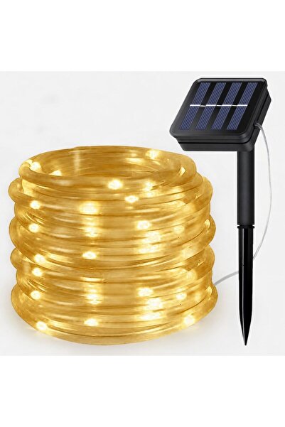 Sezy Solar Dış Mekan Hortum 10 Metre Led Işık Günışığı Güneş Enerjili