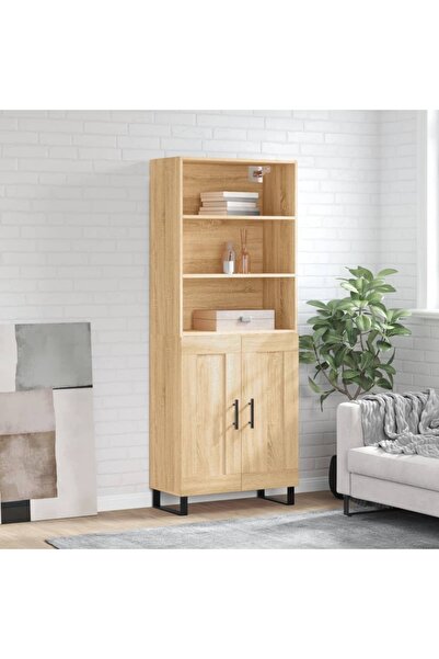 Concept Dulap înalt, stejar sonoma, 69,5x34x180 cm, lemn compozit