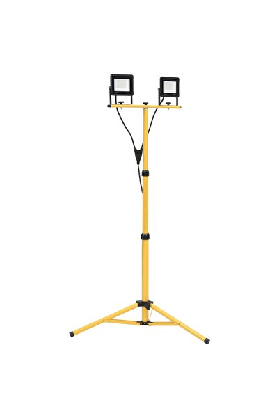 Concept Proiector cu LED și trepied, 2x50 W, alb cald