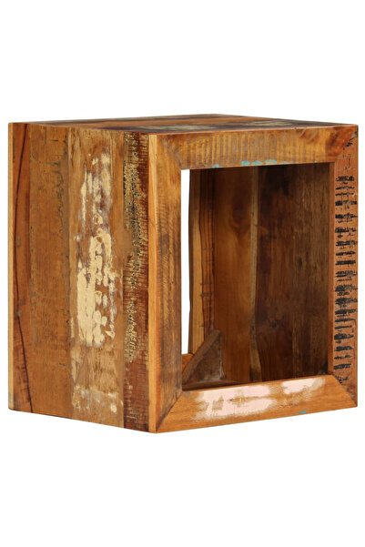 Concept Scaun, 40 x 30 x 40 cm, lemn masiv reciclat