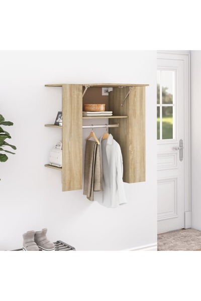 Concept Dulap de hol, stejar sonoma, 97,5x37x99 cm, lemn prelucrat