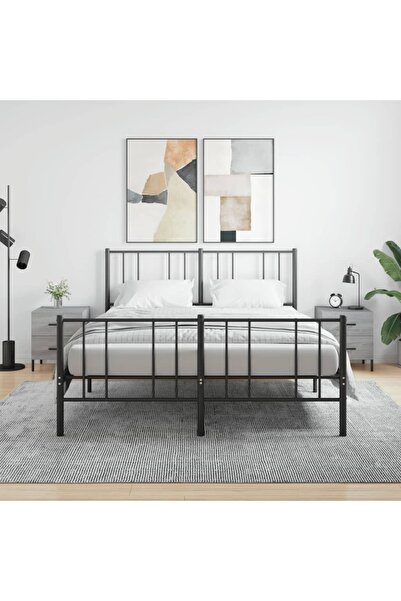 Concept Noptiere, 2 buc., gri sonoma, 40x35x47,5 cm, lemn compozit