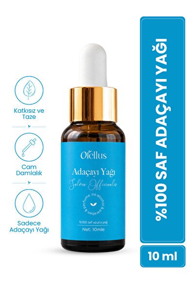 Orellus Adaçayı Yağı (Acı Elma) %100 Saf ve Katkısız 10 ml