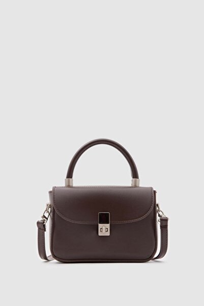 Shule Bags Geantă mică tip crossbody Cobble, maro