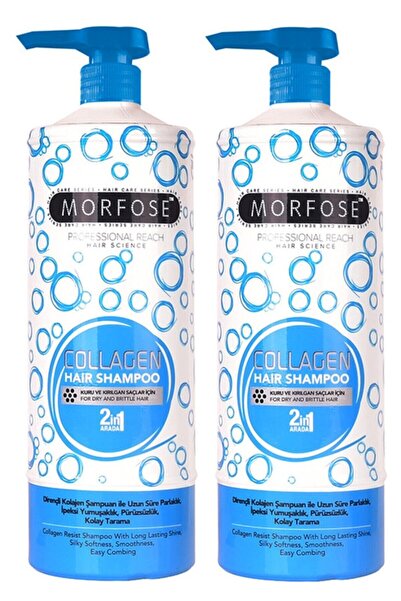 Morfose Collagen Şampuan 1000 ml / 2 Adet