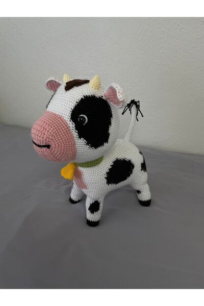 Loopie örgü Örgü El Yapımı Amigurumi İnek