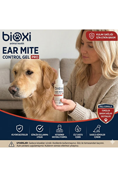 Bioxi Ear Mite Köpek İçin Kulak Uyuzu, Kir Koku Önleyici, Kulak Temizleme ve ...