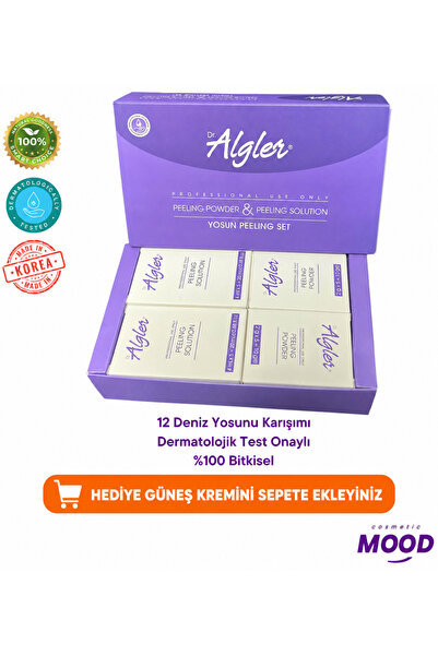 DR.ALGLER Yosun Peeling Yüz Peelingi Cilt Bakımı Yosun Maskesi Cilt Soyucu Le...