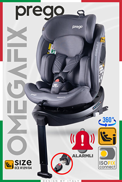 Prego Omegafix Alarmlı 360 Derece Dönebilen -0-36 Kg -İ-Size Belgeli - Destek...