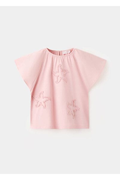 MANGO Kids Yıldızlı pamuklu tişört